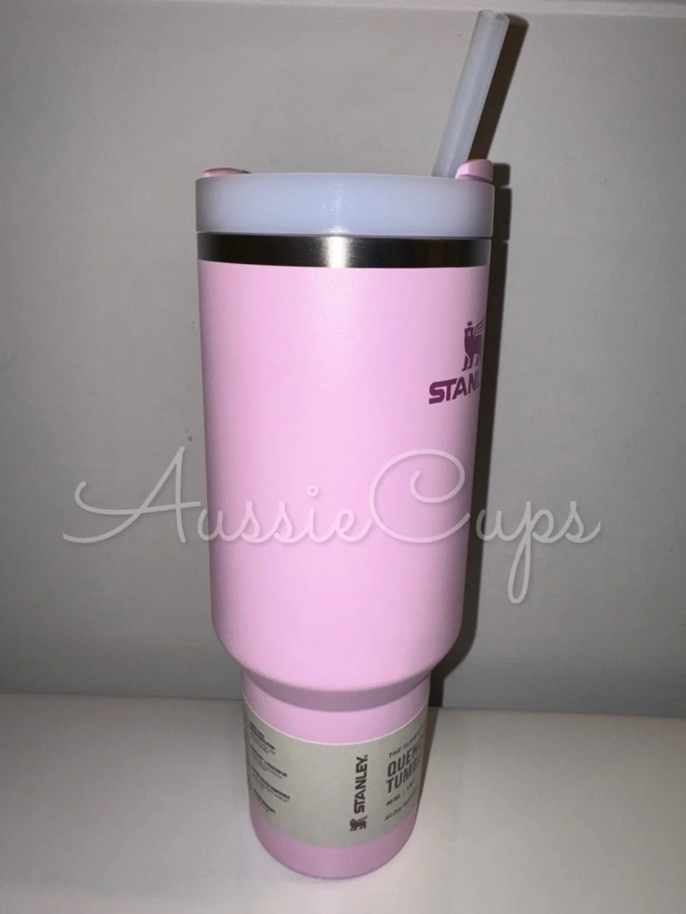 Stanley Cherry Blossom 40 oz Light Pink Quencher H2.0 Tumbler with Handle - Picture 7 of 10